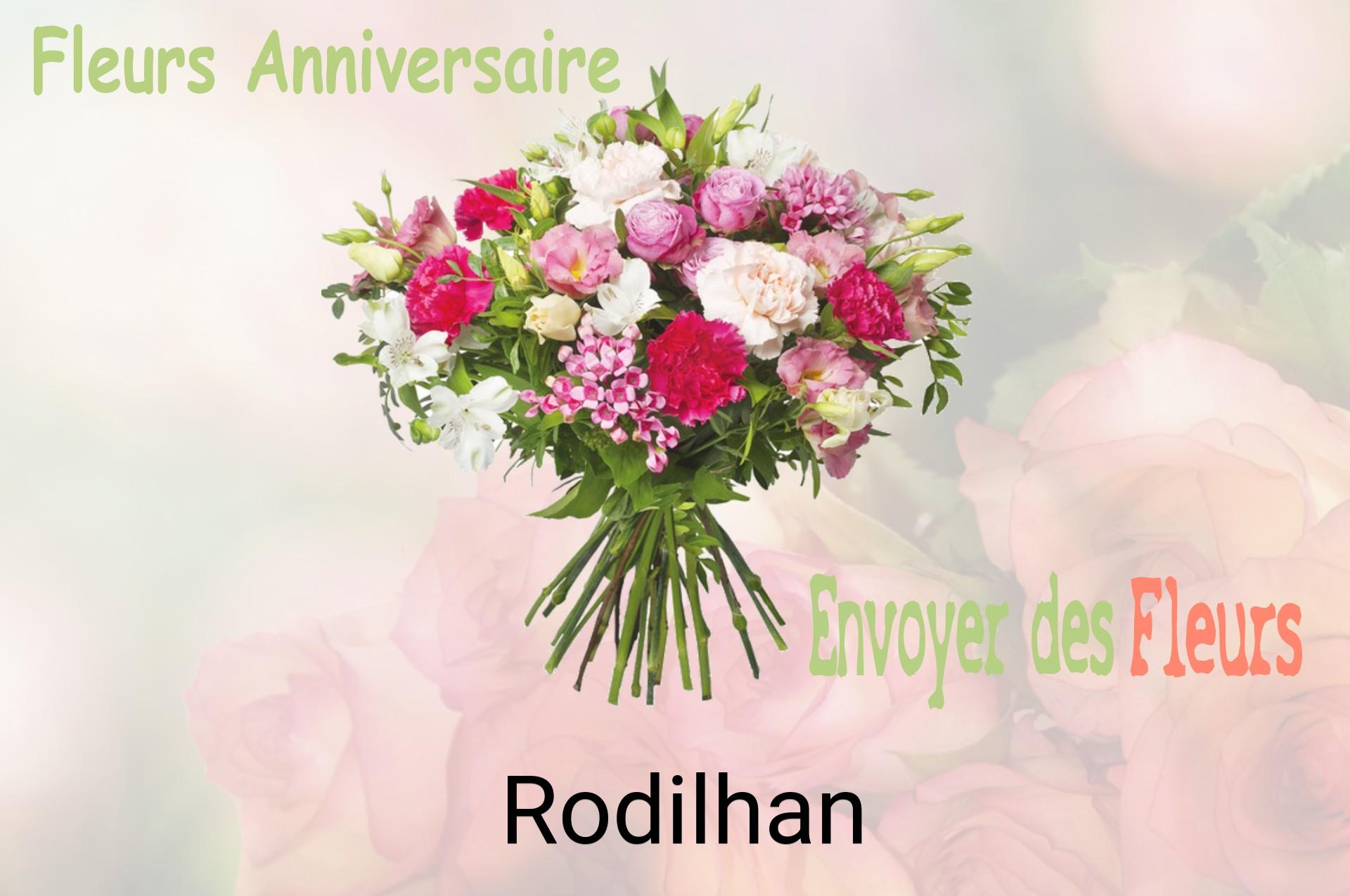 Bouquet de fleurs d’anniversaire livré à Rodilhan